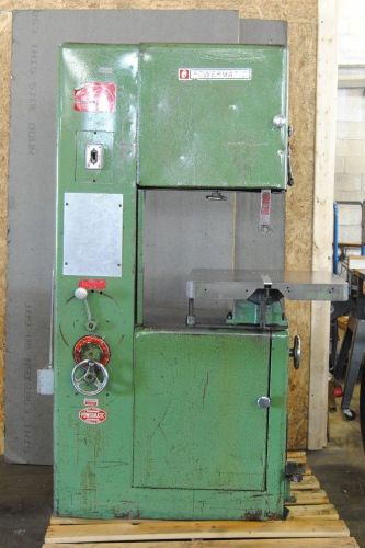 Powermatic #87  metal or wood cutting 20&#034; vertical band saw w/ 2 speed gear box