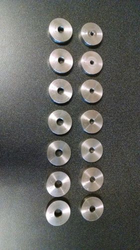 Flow waterjet metering disk set