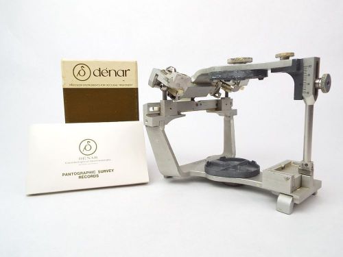 Denar D4A Dental Lab Occlusion Precision Articulator System w/ Accessories