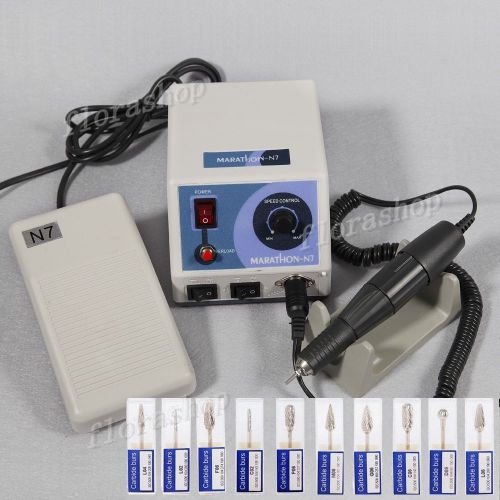 Marathon dental lab electric micromotor polishing motor n7 + 35k rpm handpiece for sale