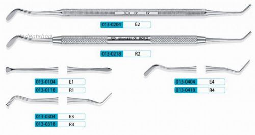 10 pc kangqiao dental instrument cement pluggers r4(6.5mm round handle) 013-0418 for sale