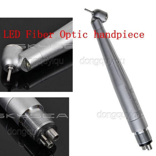 Dental surgical 45 degree fiber optic high speed handpiece turbine e-generator for sale