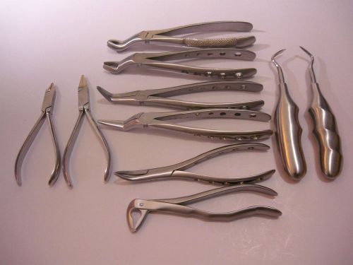 BRAND NEW DENTAL FORCEPS,PLIERS,ELEVATORS HIGH QUALITY INSTRUMENTS.