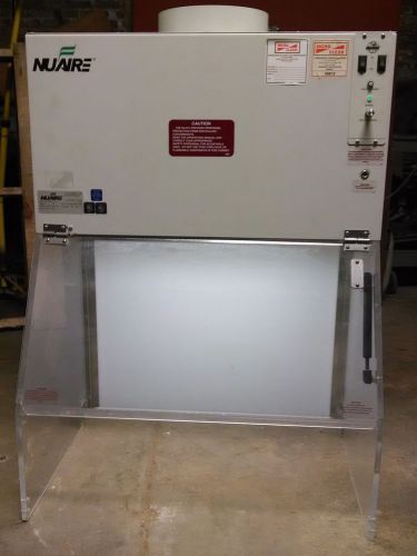 Nuaire lab guard es model nu-813-300 bench top class 1 containment fume hood for sale