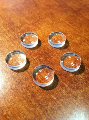 Field Lens, Achromat, Doublet, 16.26mm (.640&#034;) Dia, 33.72mm FL, (1 LOT of 5x)