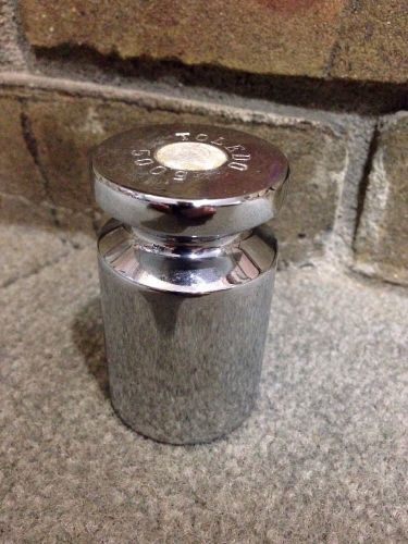 Antique Toledo Scale Calibration Test Weight Vintage Art Deco Chrome