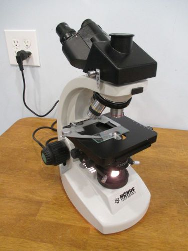 KONUS BIOREX 3 TRINOCULAR BIOLOGICAL MICROSCOPE 1000x MODEL # 5605   USED