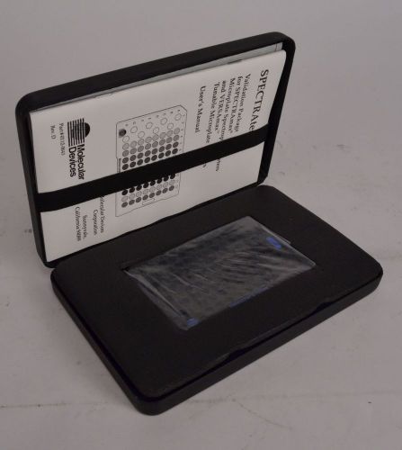 Molecular Devices Spectratest Validation Plate 0200-2405 Spectramax Ser. # 02296