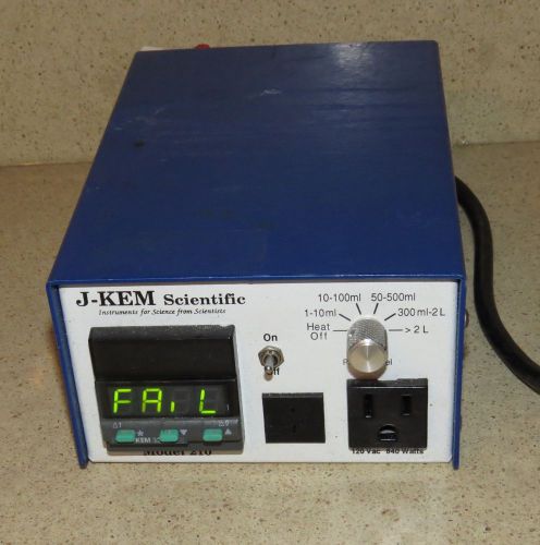 J-KEM MODEL 210 TEMPERATURE CONTROLLER -b