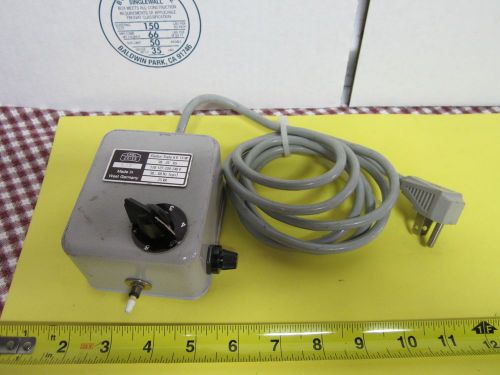 ZEISS POWER SUPPLY 6V 15W for LAMP MICROSCOPE ILLUMINATOR AS IS  BIN#3