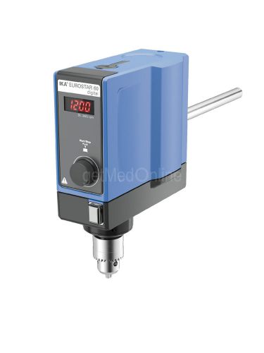 New ! ika eurostar 60 digital overhead stirrer, 40l capacity, 30-2000rpm 4446001 for sale