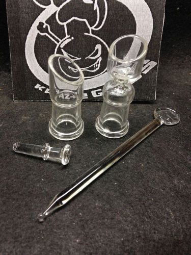 14mm Glass oil dome globe &amp; conversion set.