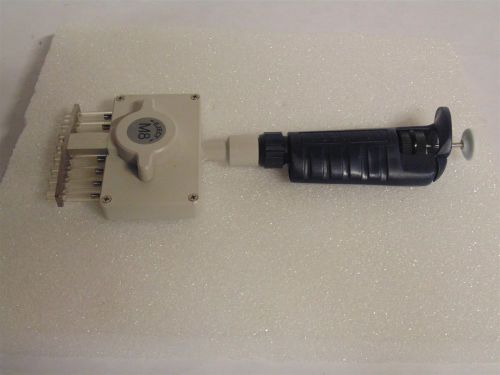 GILSON PIPETMAN 8 CHANNEL P200 MULTICHANNEL PIPETTE (C7-5-243)