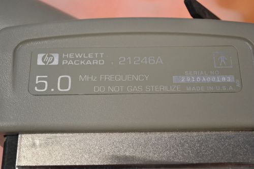 Hp 21246a 5.0 mhz ultrasound probe (l2) for sale