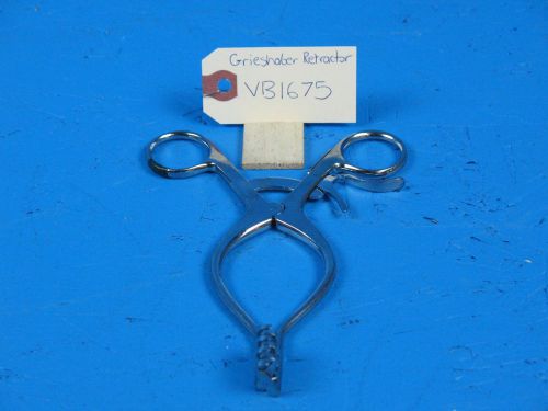 Grieshaber retractor 3x4 prong or surgery stainless codman for sale