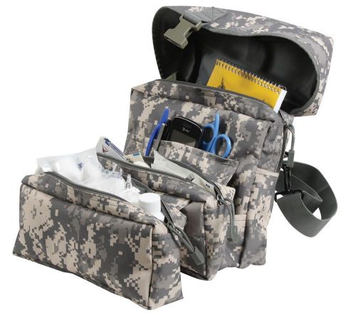 Medical kit bag - molle compatible, acu digital camo by rothco for sale