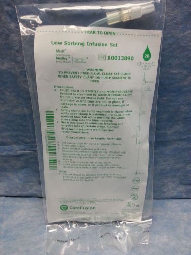 CareFusion Alaris Low Sorbing Infusion Set In Date Box of 20 REF 10013890