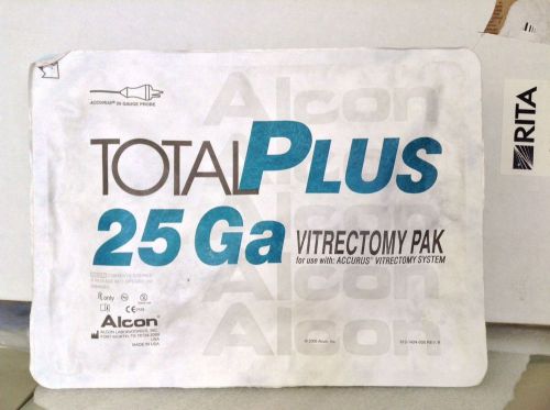 Alcon TOTAL PLUS 25 Ga Vitrectomy Pak w ACCURUS Probe 806575022 (x)