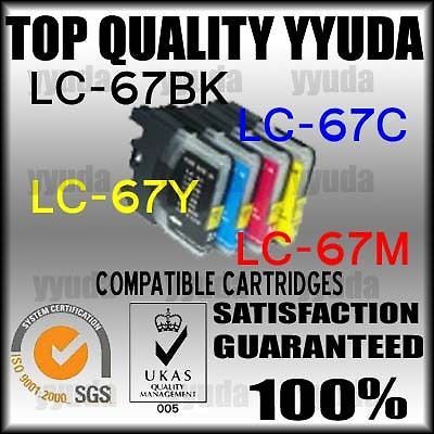 15x INK CARTRIDGE LC-67 BROTHER MFC-295CN DPC-6690W MFC-250C MFC290C MFC-295CN