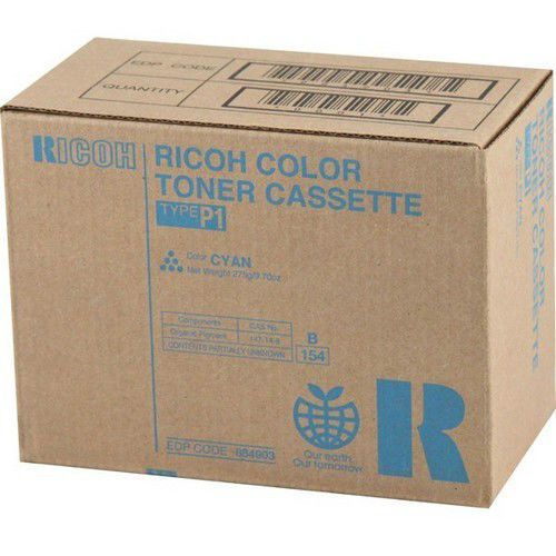 Ricoh 884903 Cyan Toner 10000 Yield Type P1 For Aficio 2228/2232C/2238C