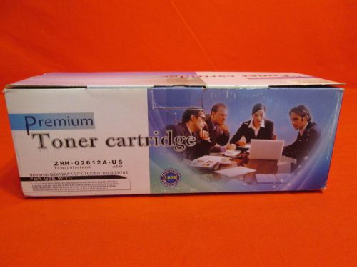 Premium printer cartridge black zrh-q2612a-us ee07113 mint for sale