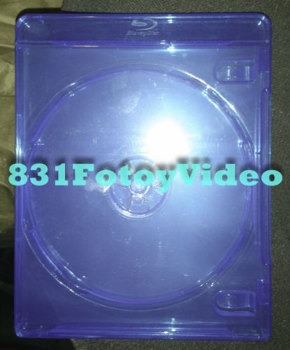 10 NEW DOUBLE HOLD 2-DISC BLU RAY CASE WITH LOGO 12MM