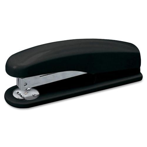 Business Source Desktop Stapler -20 Sheets Cap -1/4&#034; Size -Black - BSN62835