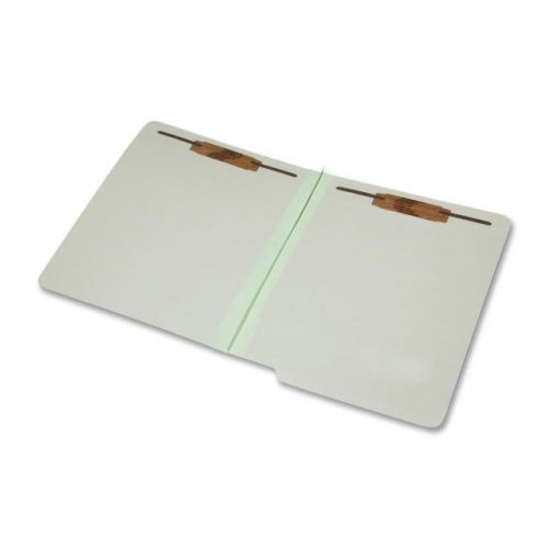 Skilcraft 2-Part End Tab Classification Folder - NSN5907108 Light Green