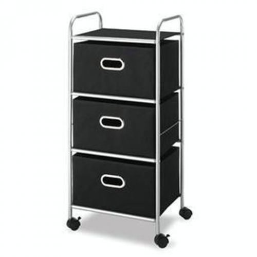 3 drawer chest cart storage &amp; organization 6705-3871-blk-bb for sale