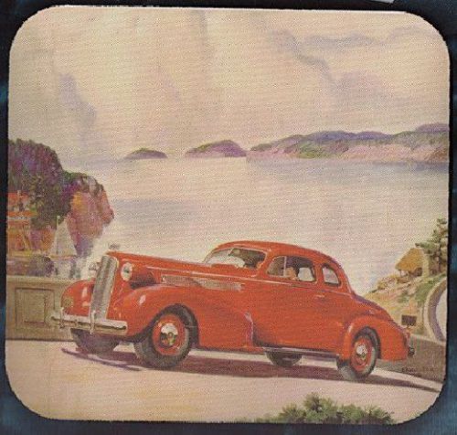 CADILLAC 1937 Heavy Rubber Backed Mousepad #0847