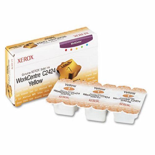 Xerox 108R00662 Solid Ink Stick, 3400 Page-Yield, 3/Box, Yellow (XER108R00662)