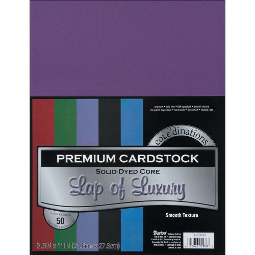 Darice Core-dinations Value Pack Cardstock 8-1/2-in x 11-in 50/Pkg GX220009