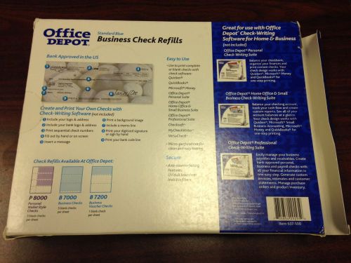 Office Depot Business Check Refills #637-500