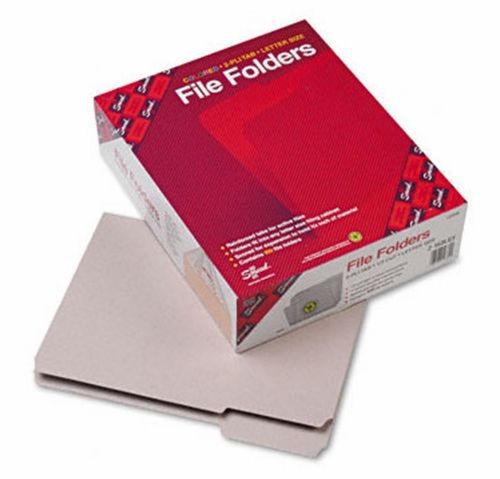 Smead 12334 100/Box File Folders, 1/3 Cut, Reinforced Letter   086486123341