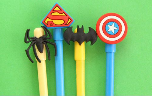 4pc 0.38mm The Avengers Captain America Students Rollerball Pen