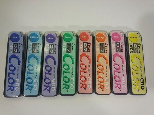 NEW Eno Color Mechanical 0.7mm Pencil Set Lead Refill 8-Box Full Set