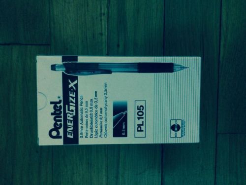 Pentel PL105 EnerGize-X Mechanical Pencil (0.5mm) Blue Barrel, Box of 12 - New