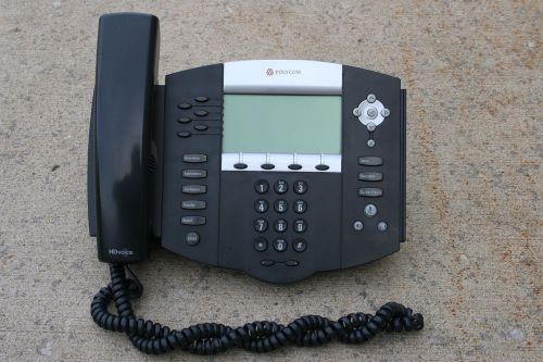 Polycom soundpoint ip 650 sip poe business office phone for sale