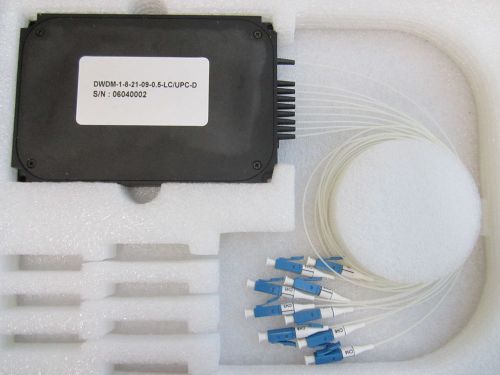 8-channel dwdm Fiber Optic Multiplex Module, DWDM-1-8-21-09-0.5-LC/UPC-D, 1560nm