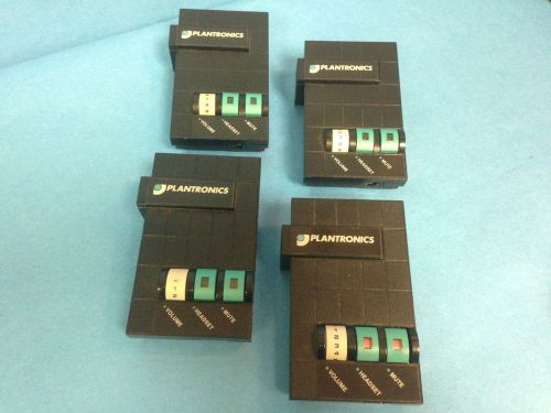 Plantronics M10 Universal Amplifier for Plantronics Headsets ***Lot of 4***