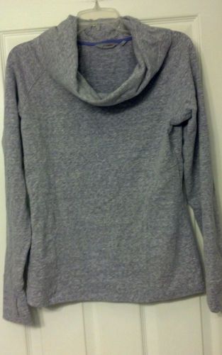 Athleta Purple Space Dye Coronado Cowl/Cocoon Hoodie Sweatshirt Med. top shirt