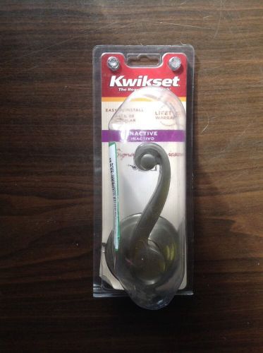 NEW Kwikset Lido Left-Handed Half-Dummy Lever in Satin Nickel