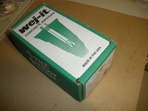 Wej-it  5/8&#034; X 4-1/2&#034; H5842 zinc concrete wedge anchors (8) pcs. 5/8-11