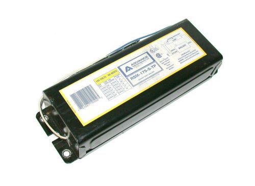 NEW ADVANCE FLUORESCENT LIGHT BALLAST 120 VAC MODEL RSM-175-S-TP