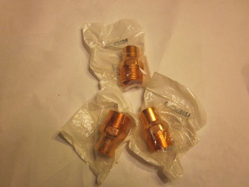 NIB LOT OF 3 - 3/4 INCH X 1 INCH  COPPER  MALE ADAPTER