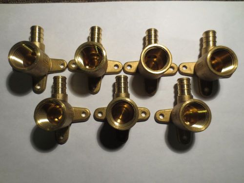 (7) 1/2&#034; PEX x 1/2&#034; Female NPT Threaded Drop Ear Elbows Crimp