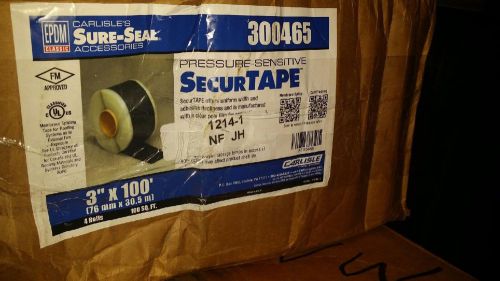 300465 securtape sure-seal pressure sensitive roofing tape ( 4 rolls 3&#034;x100&#039;) for sale