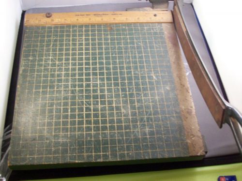 Vintage Milton Bradley Company,  Monarch, Paper Cutter, Paper Trimmer, 12&#034;