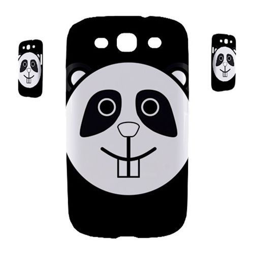 Panda case for samsung galaxy s3 hardshell back sides cover cell phone print for sale