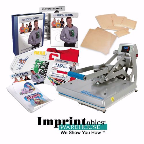 Heat press machine start-up package - hotronix auto open 16x16 heat press **new for sale